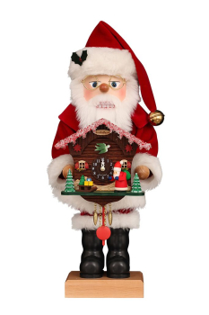 Ulbricht Nussknacker Premium - "Weihnachtsmann mit Kuckucksuhr" NEU 2026